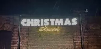 İngiltere'de Kenwood House'daki Noel aydınlatmaları yoğun ilgi görüyor