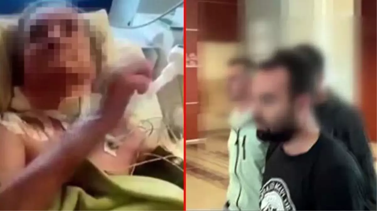 Özel hastanenin yoğun bakımında yaşlı hastayla alay eden 4 şüpheli tahliye edildi