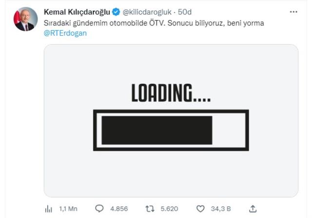 Kılıçdaroğlu: Sıradaki Gündemim Otomobilde Ötv. Sonucu Biliyoruz, Beni Yorma Recep Tayyip Erdoğan Kılıçdaroğlu: Sıradaki Gündemim Otomobilde Ötv. Sonucu Biliyoruz, Beni Yorma Recep Tayyip Erdoğan