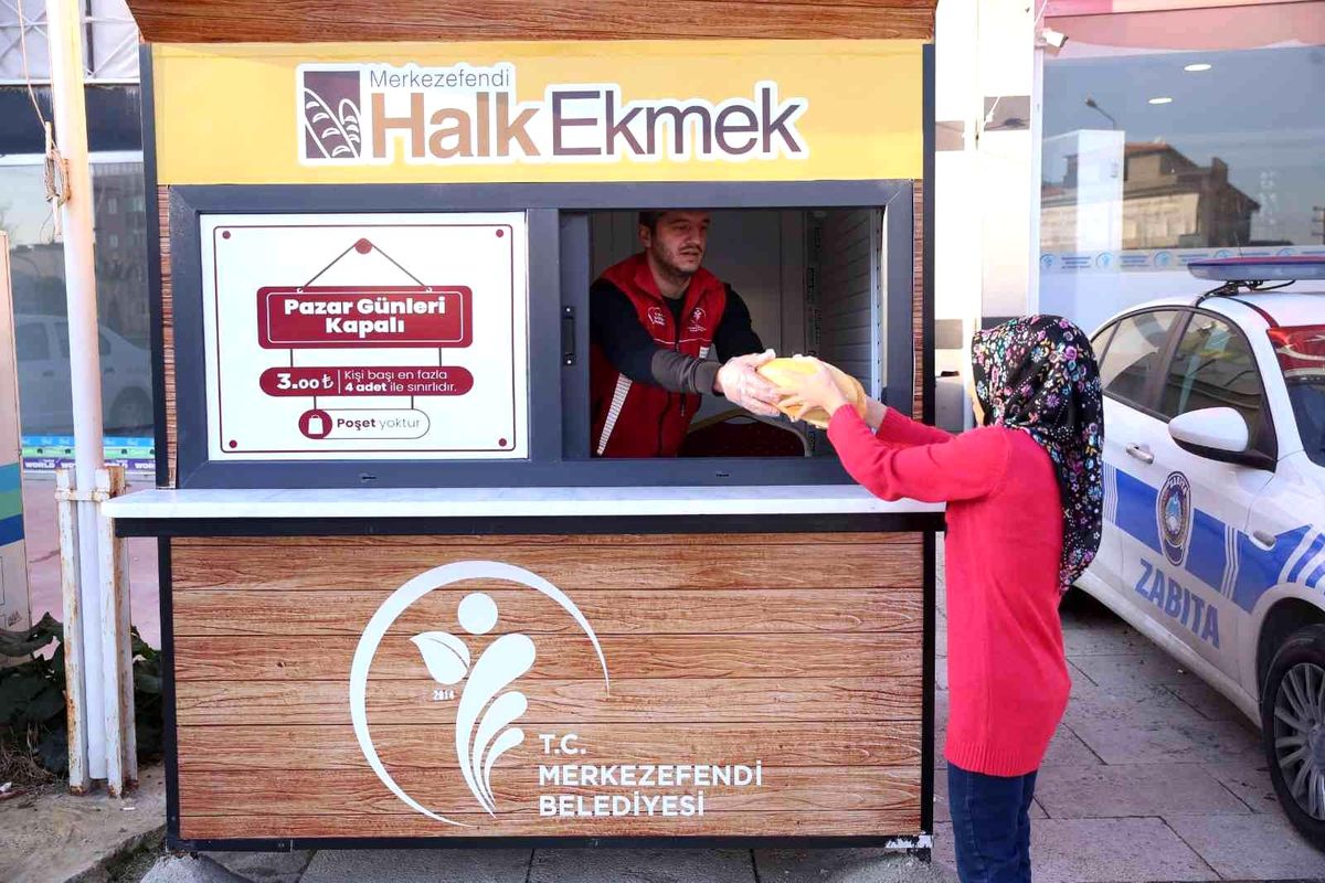 Merkezefendi Halk Ekmek büfe sayısı 14\'e yükseldi