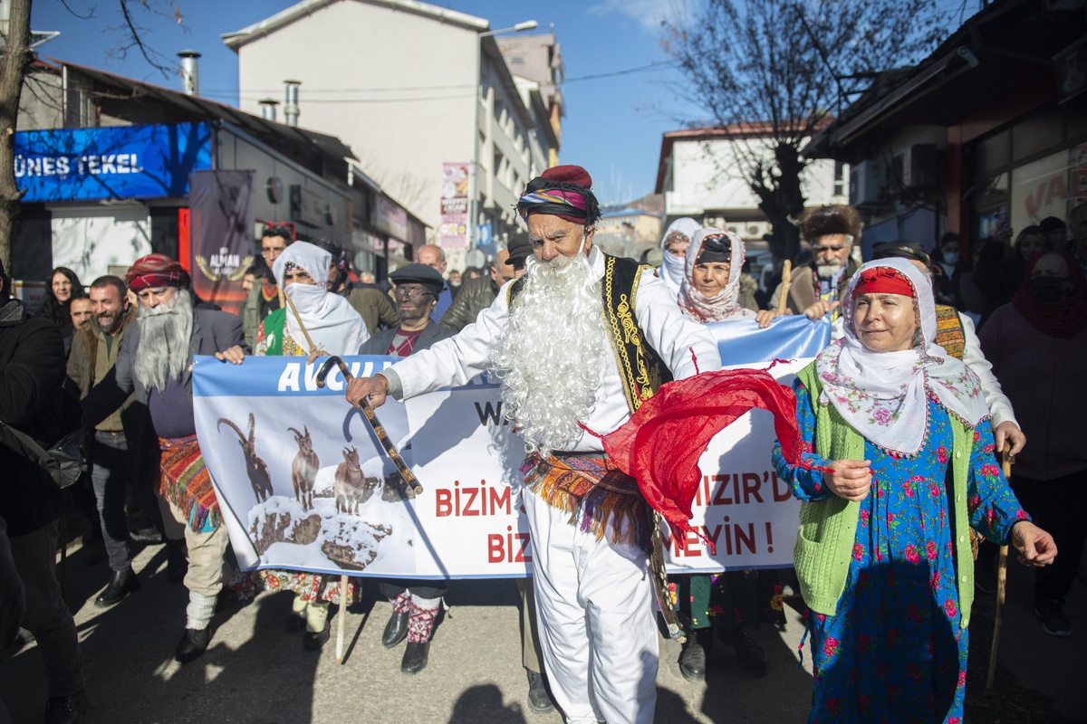 Tunceli\'de yeni yılın gelişi "Gağan" etkinliğiyle kutlandı