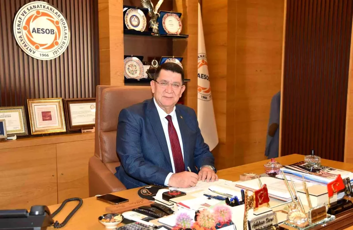 AESOB Başkanı Adlıhan Dere\'den yılbaşı alışverişi uyarısı