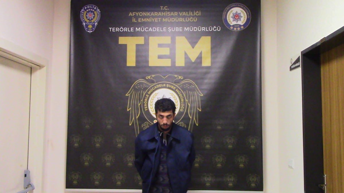 Afyonkarahisar\'da bir terör örgütü DEAŞ mensubu yakalandı