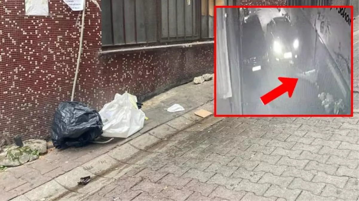 Şaşkınlık yaratan olay! Çöp sandığı adamın üzerinden aracıyla geçip yoluna devam etti