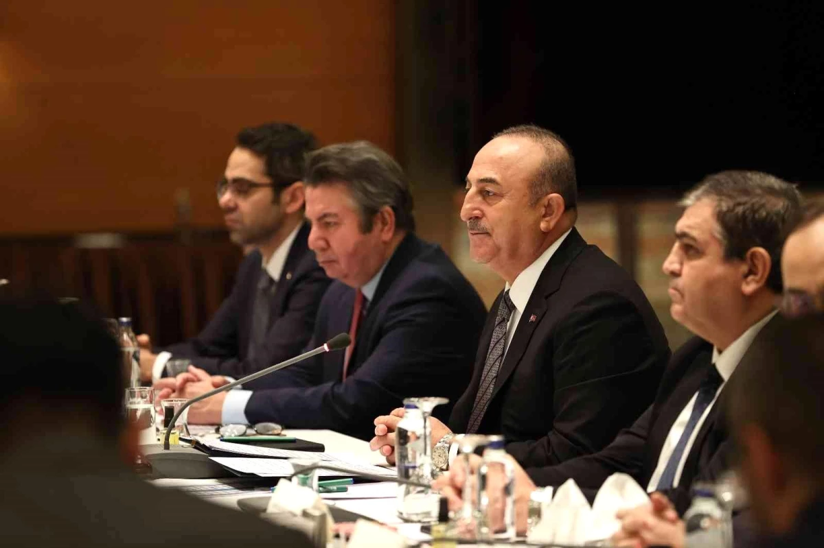Çavuşoğlu, basınla 2022 değerlendirme toplantısında konuştu