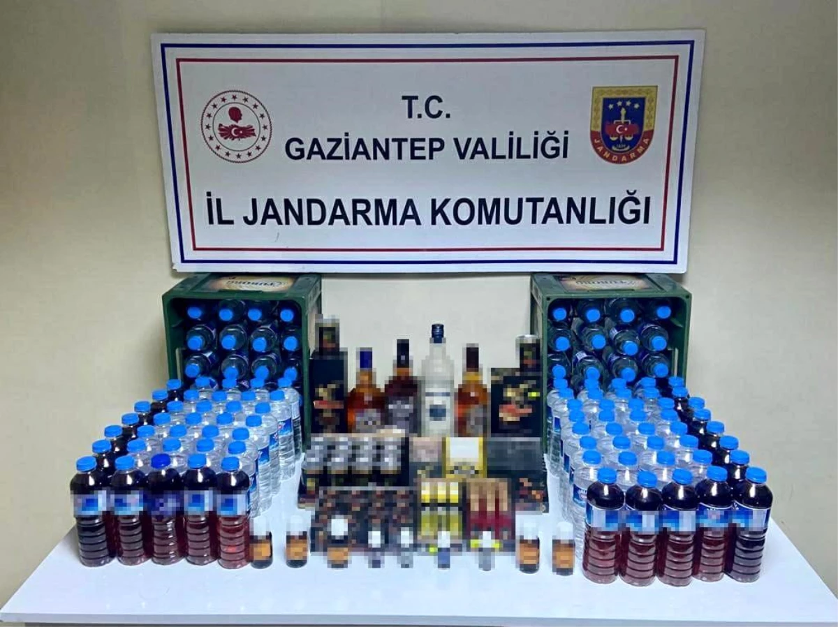 Gaziantep\'te yılbaşı öncesinde sahte ve kaçak içki operasyonu: 7 gözaltı
