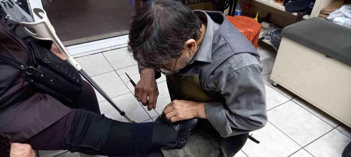 Havalar soğudu ayakkabıcılarda mest dikimi başladı