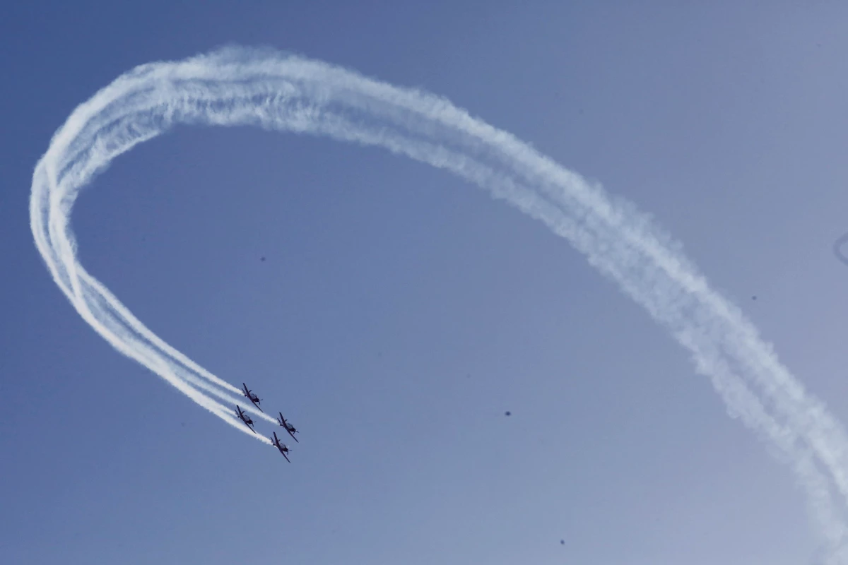 İsrail Hava Kuvvetleri\'nin Mezuniyet Töreninde Gösteri Uçuşu