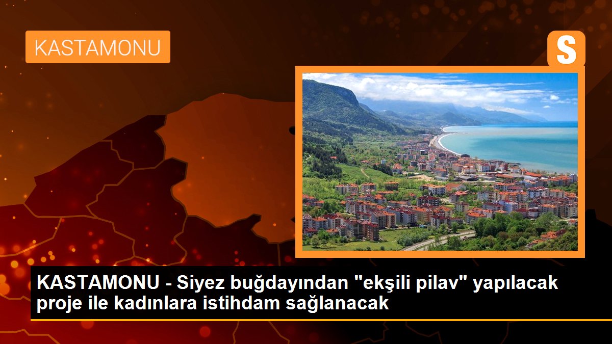 KASTAMONU - Siyez buğdayından "ekşili pilav" yapılacak proje ile kadınlara istihdam sağlanacak