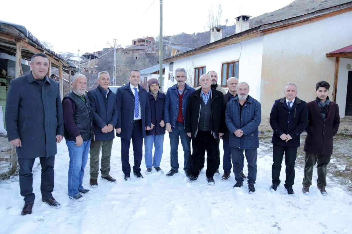 Vali Taşbilek\'ten yılın son günlerinde köy ziyaretleri