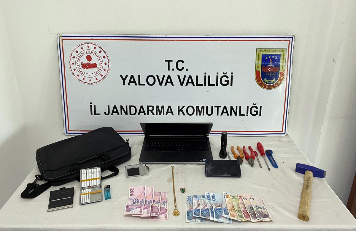 Yalova\'da hırsızlık zanlısı tutuklandı