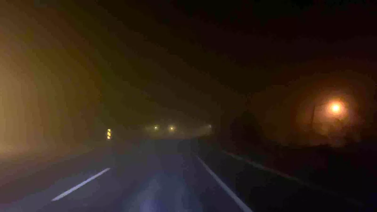 Zonguldak'ta yoğun sis etkili oldu