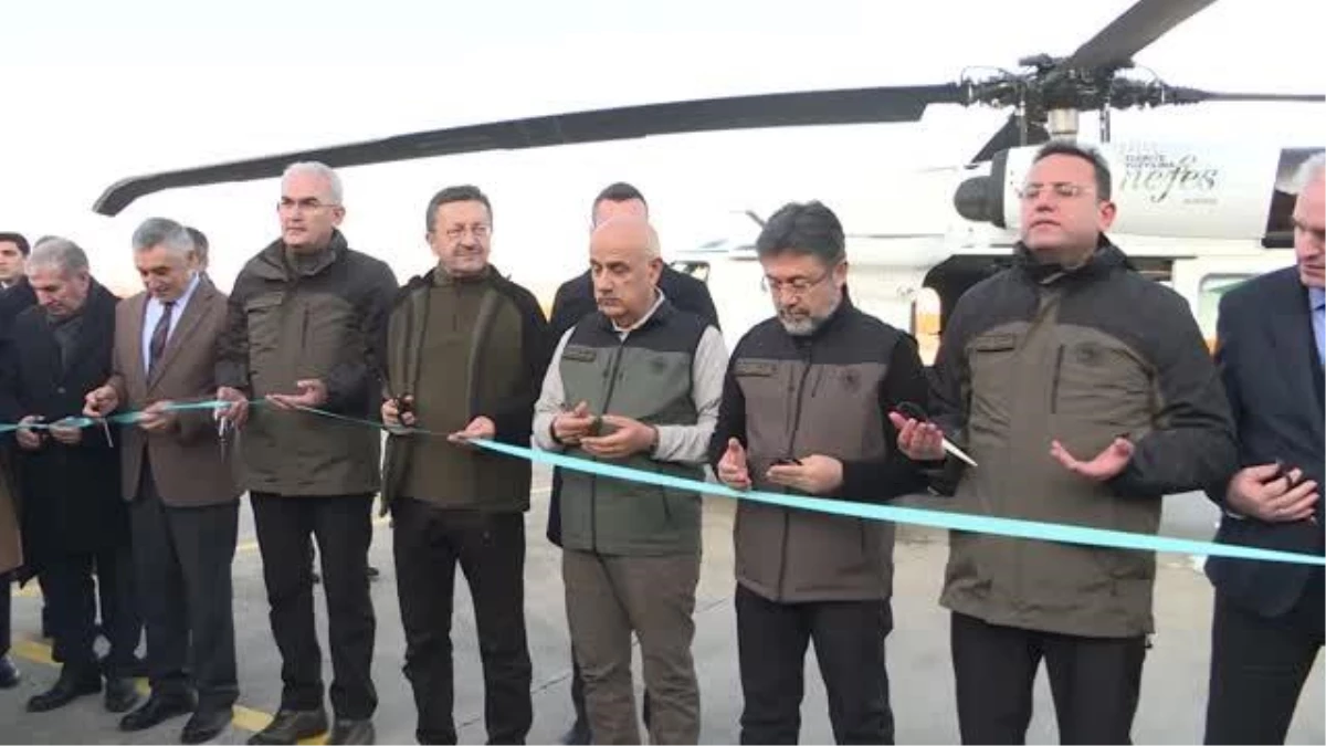 Bakan Kirişci, Yangın Helikopteri Teslim Töreni\'ne katıldı (2)