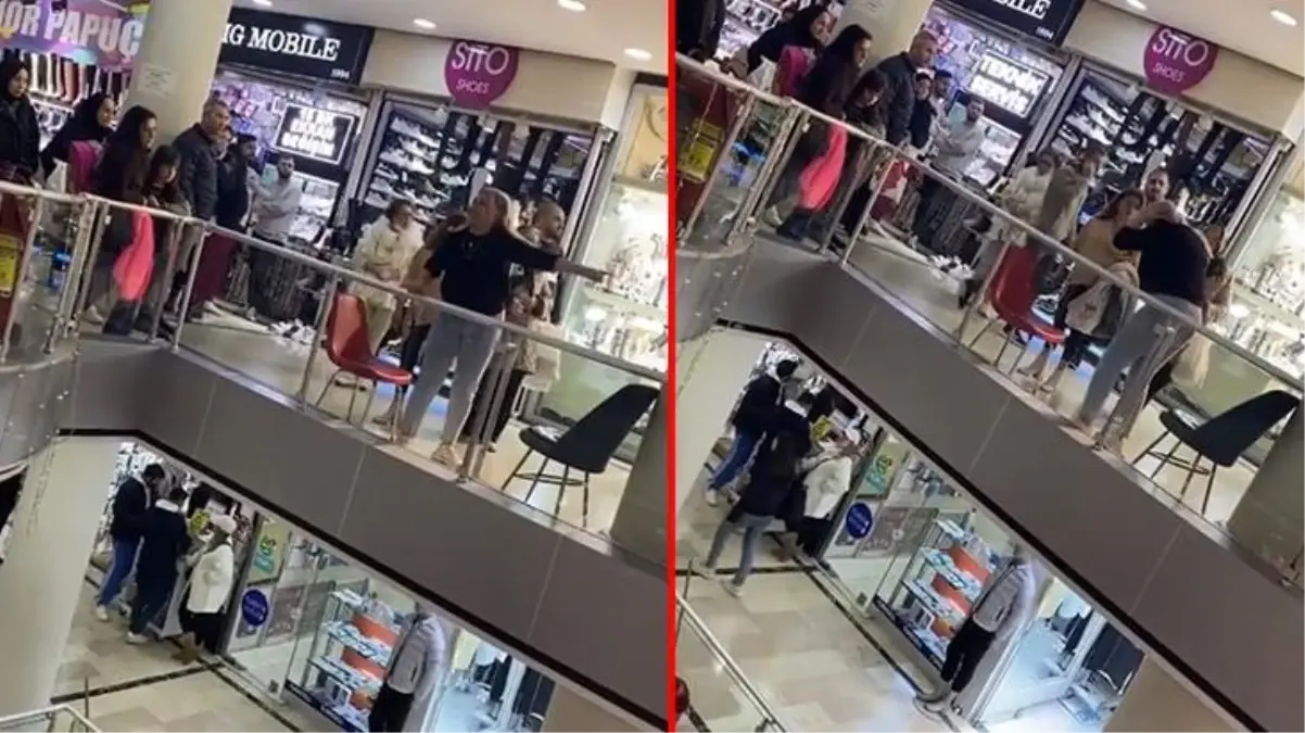 Beşiktaş\'ta pasajda sinir krizi geçiren kadın ortalığı karıştırdı