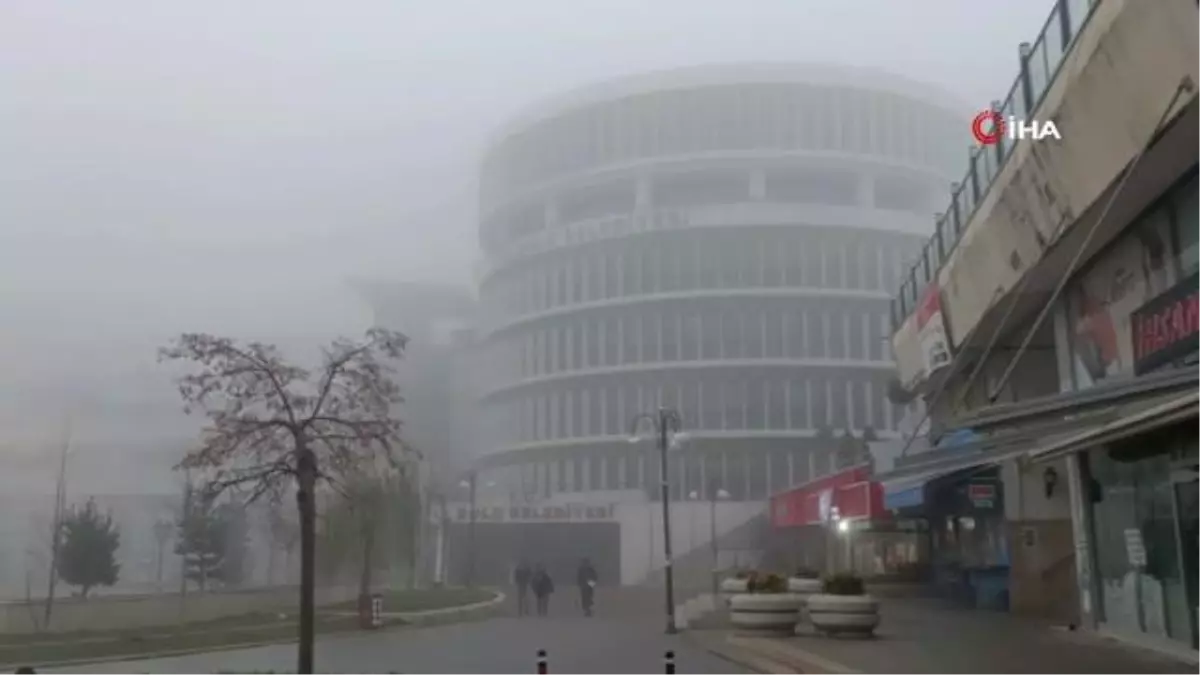 Bolu\'da yoğun sis etkili oluyor
