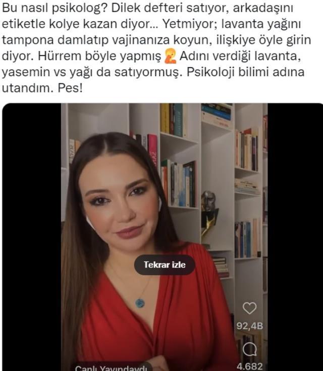 Hürrem'i örnek göstererek 'Pamuğa bu yağı damlatıp cinsel organınıza koyun' dedi! Tepkiler çığ gibi