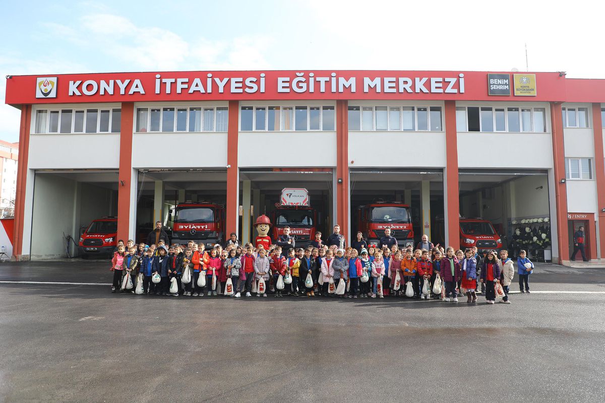 Konya\'da 28 bin ilkokul öğrencisi yangın ve doğal afetler konusunda bilgilendirilecek