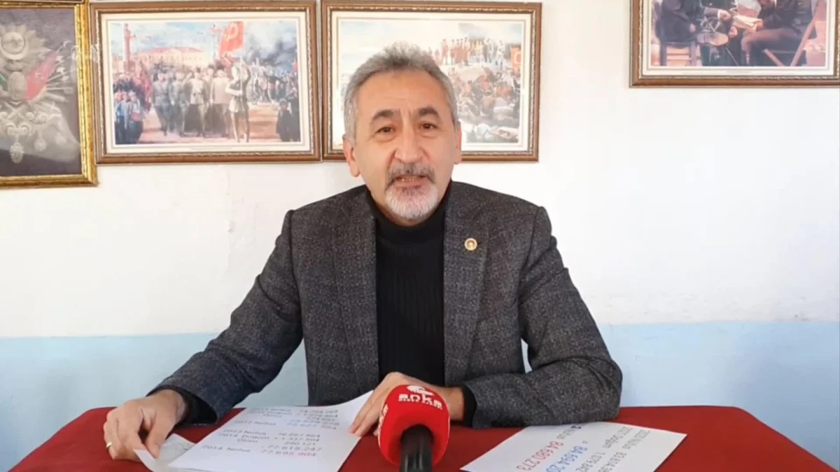 Mustafa Adıgüzel, Tüik\'in Nüfus Verilerini Eleştirdi: "Türkiye\'nin Nüfusuna 1 Milyonun Üzerinde Dışarıdan Nüfus Eklendiği Açıktır.
