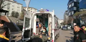 Yayaya çarpmamak için manevra yaptı, hastanelik oldu
