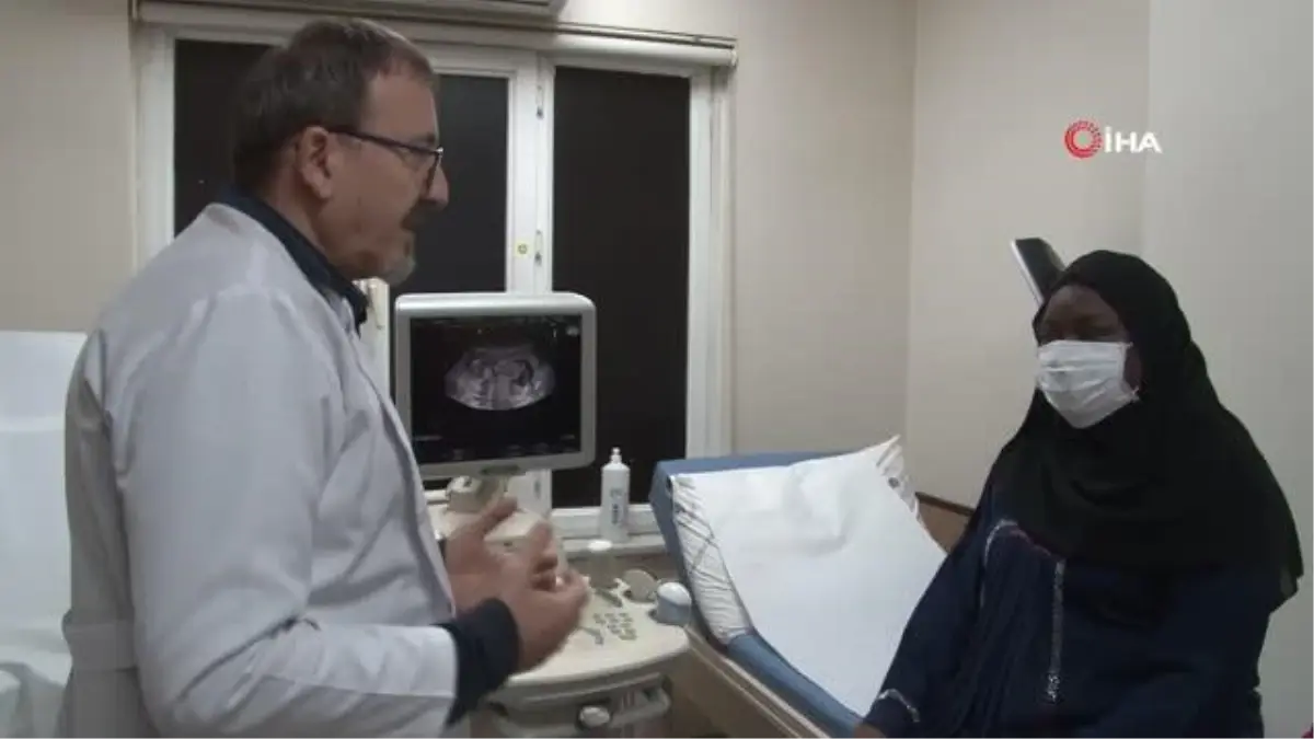 Eşinin tedavisi için geldi, Türkiye\'de doğum yaptı