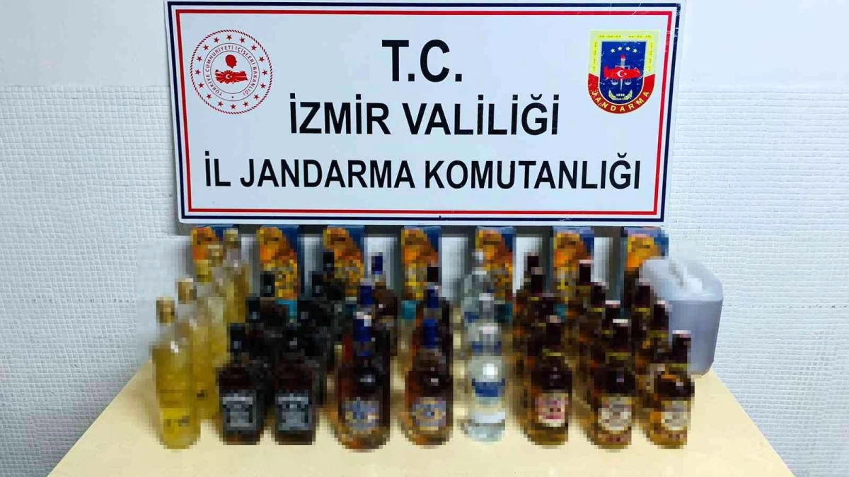 İzmir\'de yılbaşı öncesi sahte ve kaçak alkol operasyonu