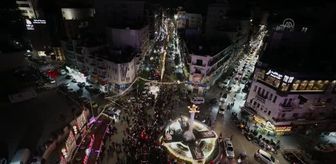 Ramallah'ta Noel konvoyu