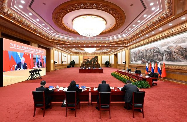 Xi Video Bağlantısı Aracılığıyla Putin'le Görüştü
