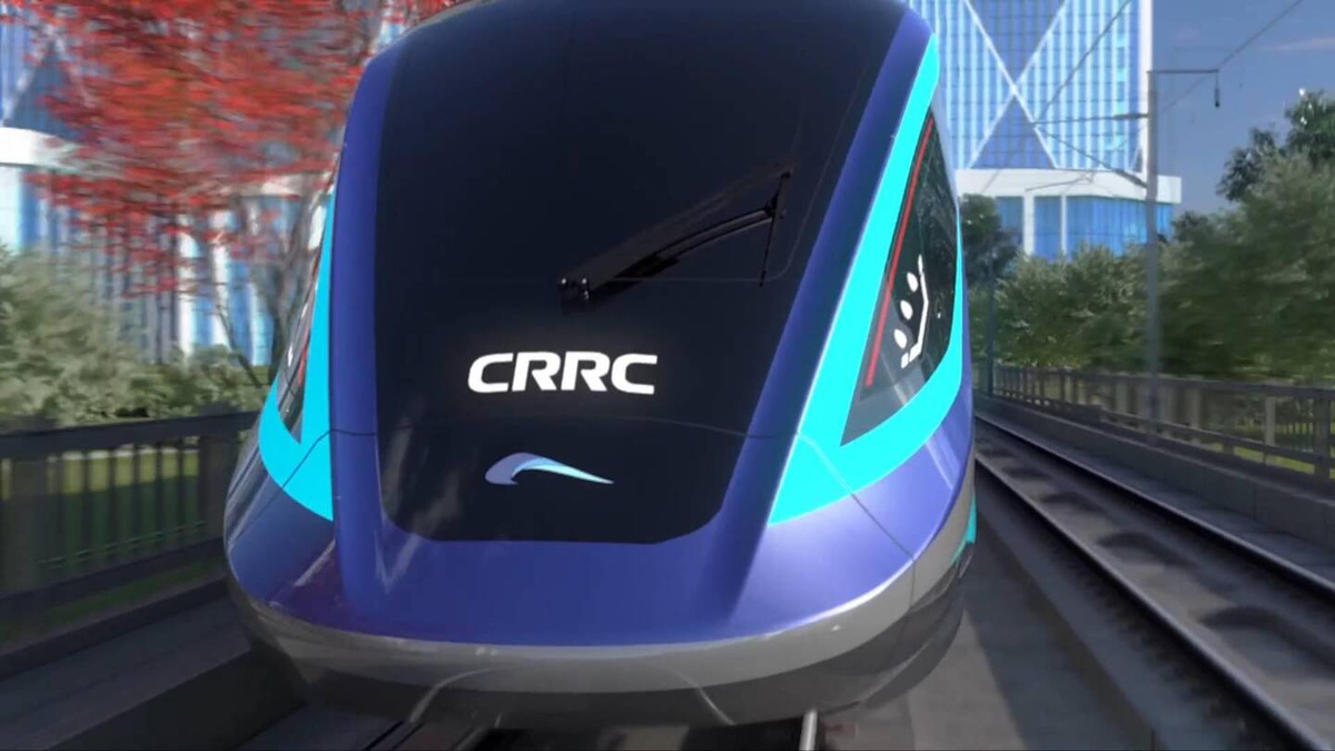 Çin\'in Hidrojen Enerjili Şehir İçi Treni Montaj Hattından Çıktı