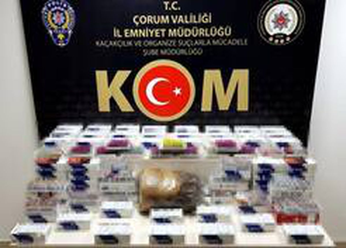 Çorum\'da kaçak sigara operasyonu