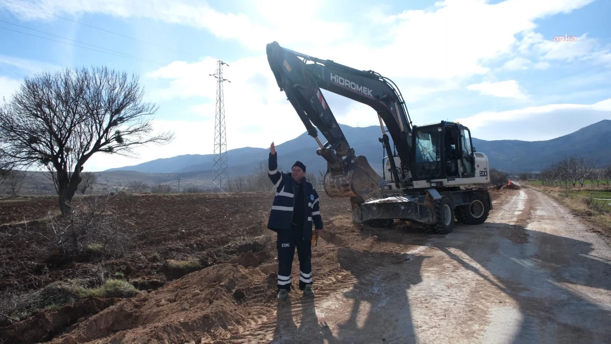 Eskişehir Büyükşehir Belediyesi, Günyüzü Kuzören\'deki Su Sorununu Çözdü