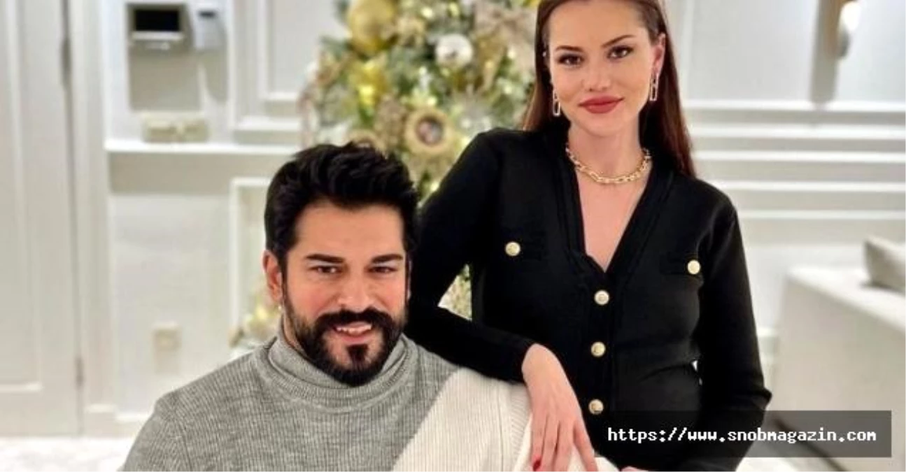 Fahriye Evcen ile Burak Özçivit 2023\'e Böyle Girdi