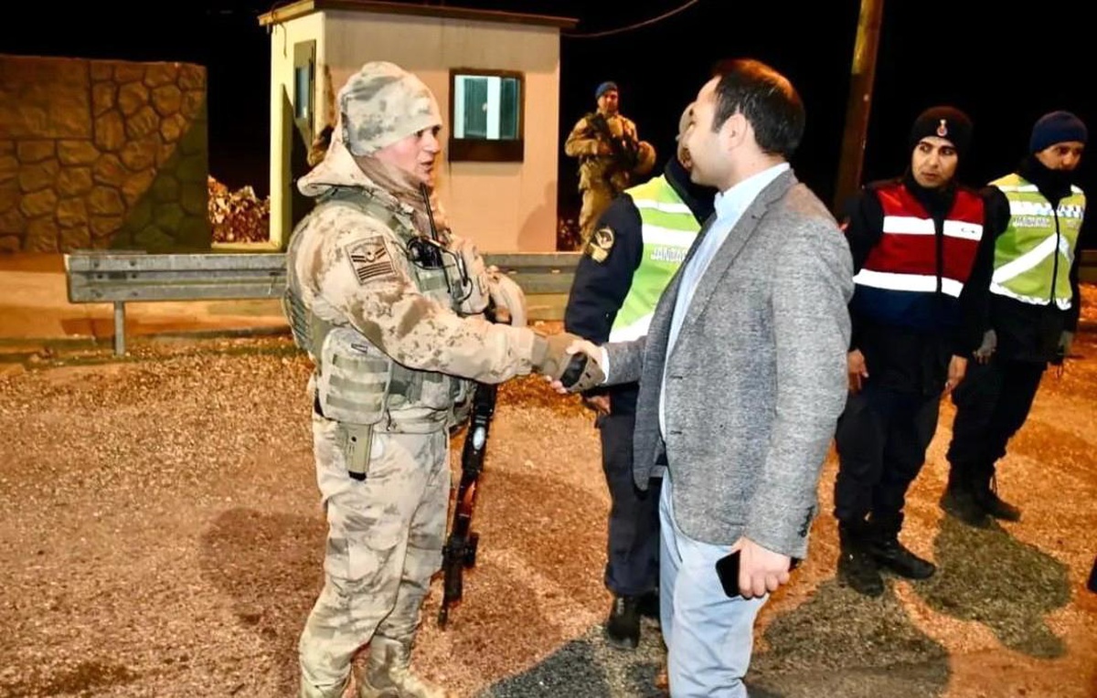 Kaymakam Partal, görev başındaki personellere kolaylıklar diledi