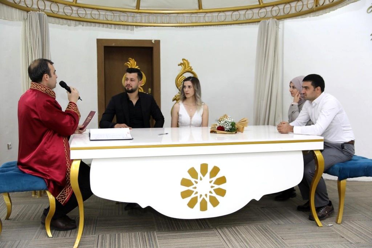 Kocasinan\'da geçen yıl 3 bin 138 kişi evlendi