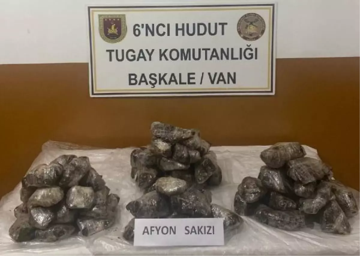 MSB: Van\'da 32 kilo uyuşturucu ele geçirildi