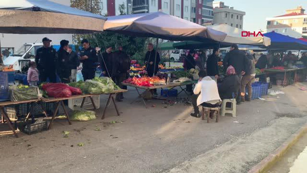 SAMSUN\'DA PAZARCILARA SİLAHLI SALDIRI 2 YARALI