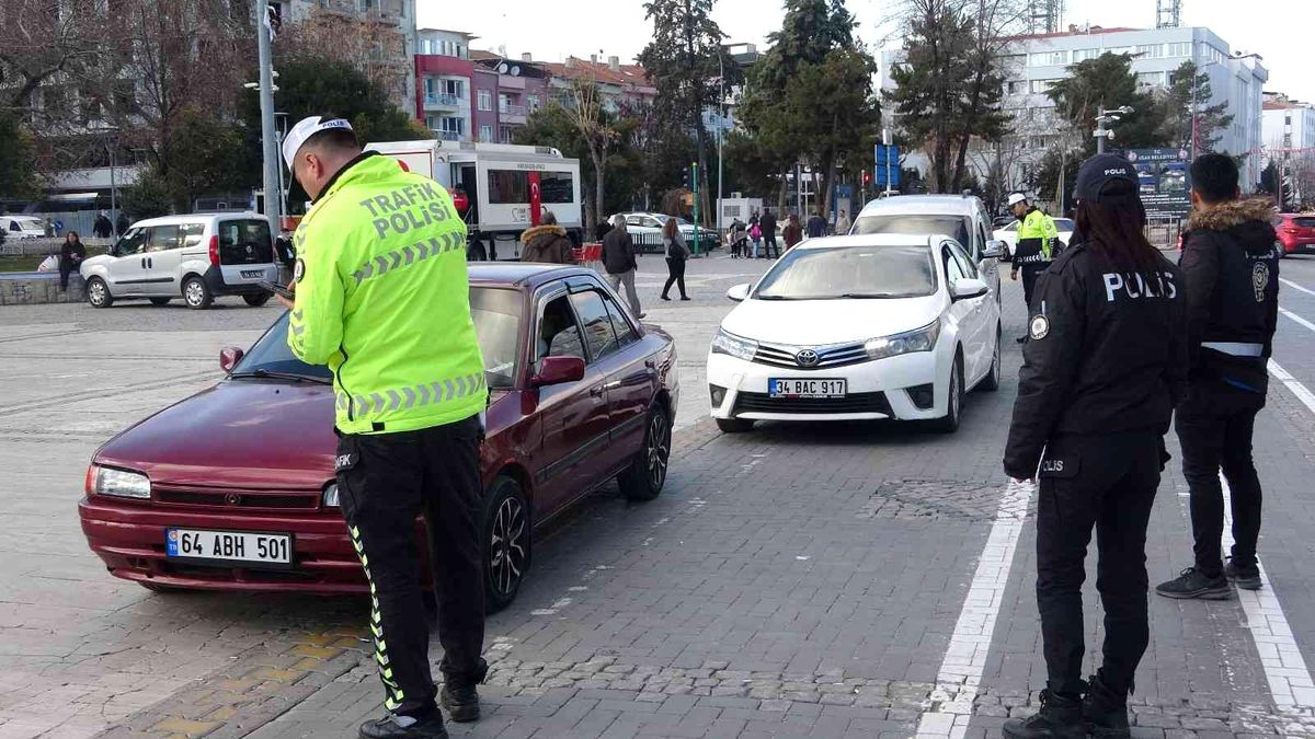 Uşak\'ta yıl başı denetimleri