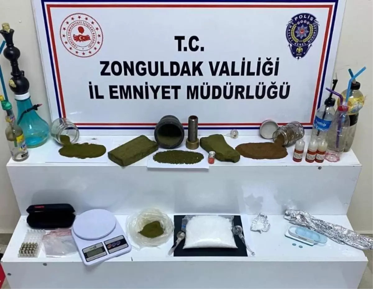 2022 yılında Zonguldak\'ta uyuşturucudan 856 şüpheli yakalandı