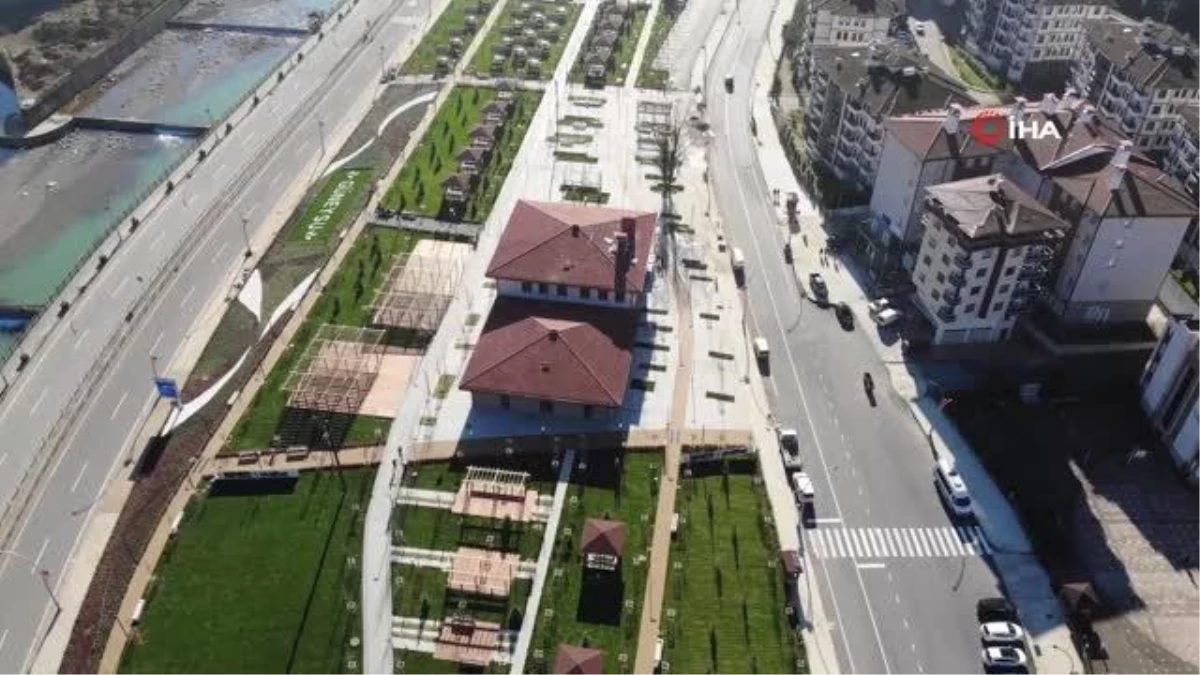 Cumhurbaşkanı Erdoğan\'ın baba ocağı Güneysu ilçesindeki Millet Bahçesi açılış için gün sayıyor