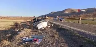 Kontrolden çıkan otomobil takla attı: 3 yaralı