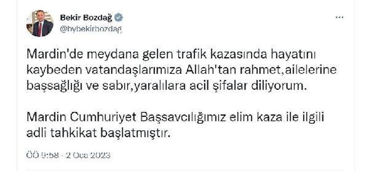 Mardin\'de hafif ticari araç, şarampole yuvarlandı: 6 ölü, 5 yaralı (2)