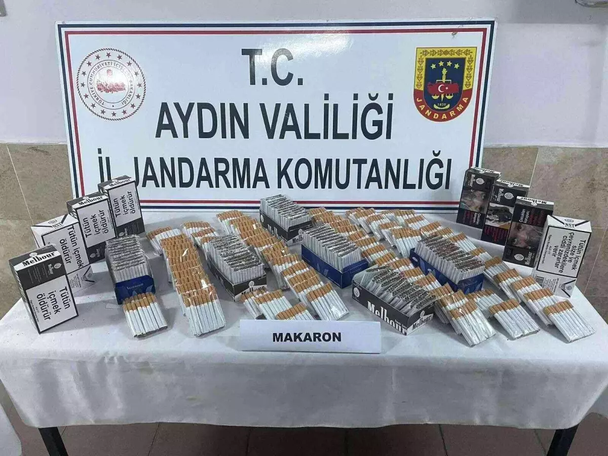 Nazilli\'de kaçak sigara operasyonu