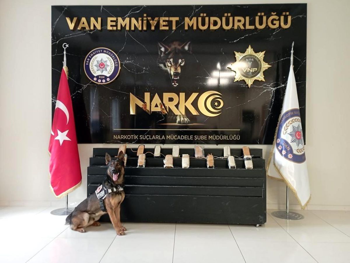 Van\'da 7 kilo 500 gram eroin ele geçirildi