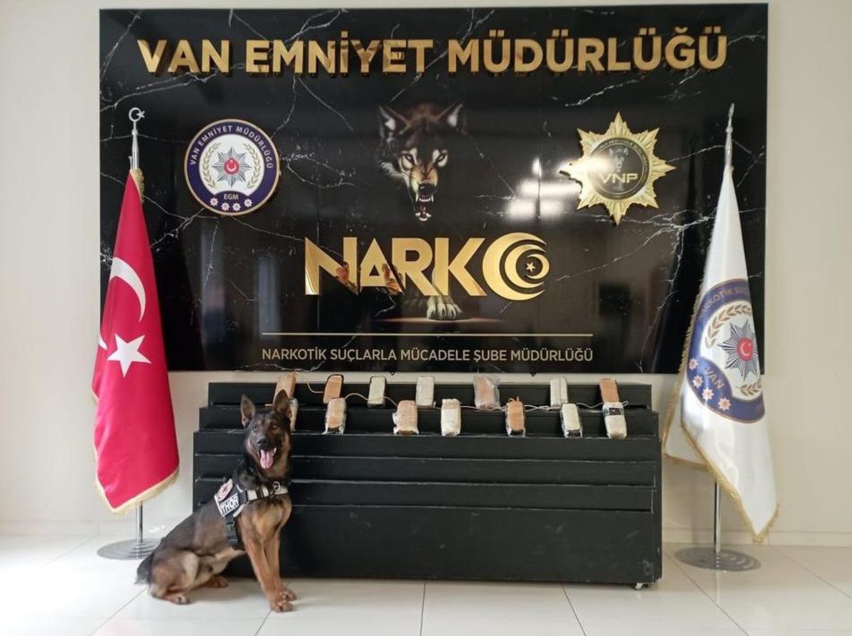 Van\'da 7 kilo 500 gram eroin ele geçirildi