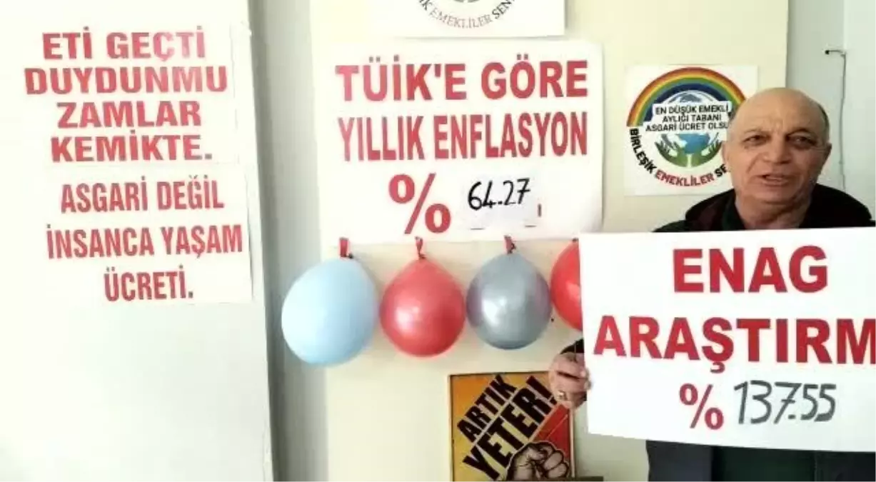 Birleşik Emekliler Sendikası: Tüik\'in Sahte Verilerine Göre Değil, Gerçek Çarşı-Pazar Enflasyonuna Göre Artış İstiyoruz