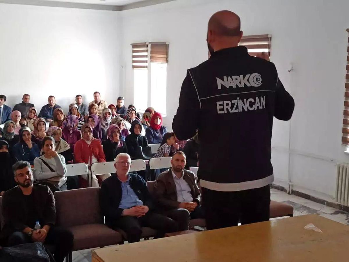 Erzincan\'da 2022 yılı içerisinde 49 bin 511 kişiye uyuşturucu bağımlılığı anlatıldı