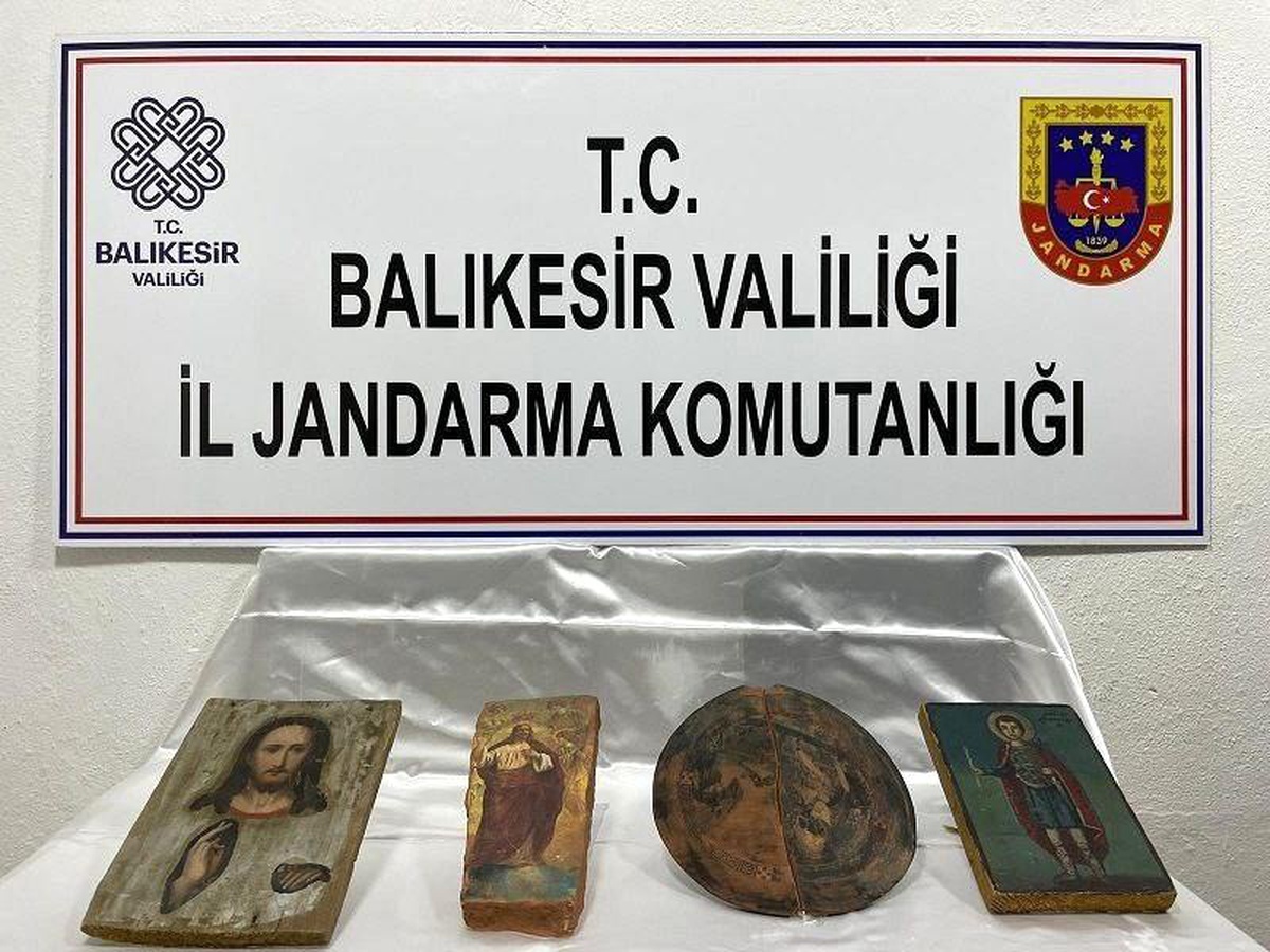 Jandarmadan milyonluk tarihi eser operasyonu