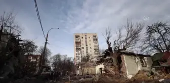 Andriivka Köyü'nde Rusya-Ukrayna savaşının izleri