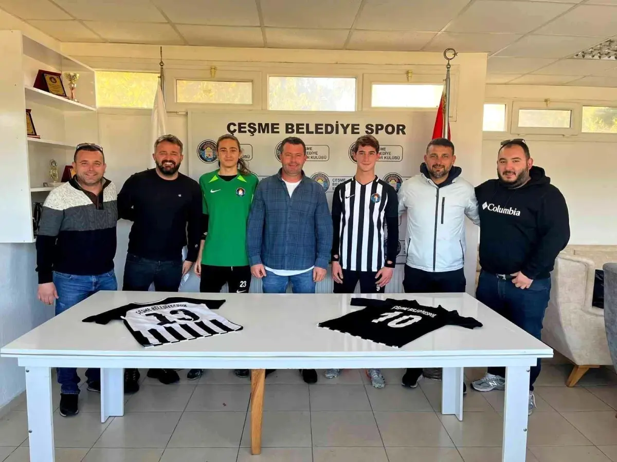 Çeşme Belediyespor altyapısından A takıma geçtiler