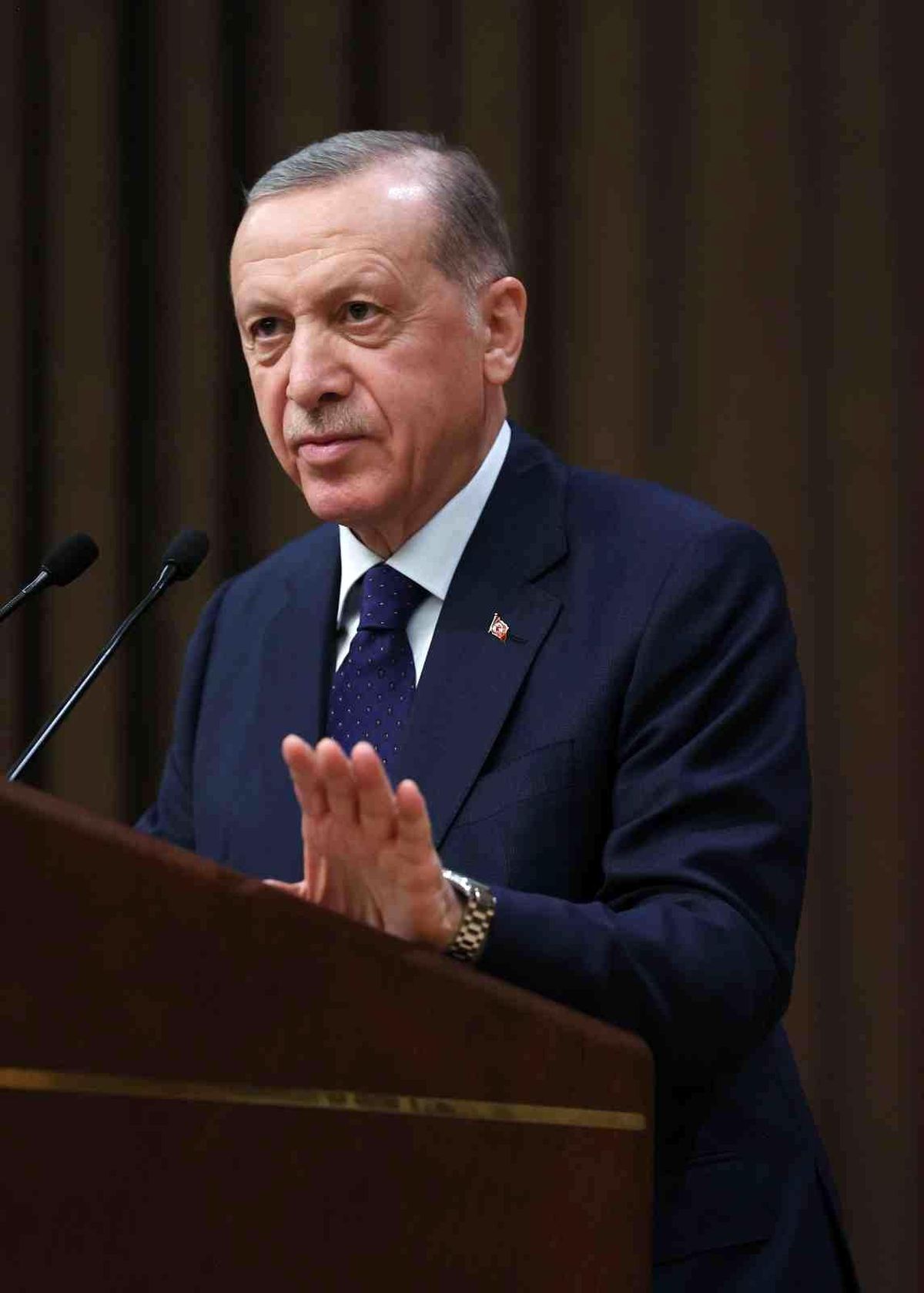 Erdoğan: "(Dezenformasyon Yasası) Birileri yasanın bazı maddelerinin iptali için AYM\'ye koştu ama mecliste öyle yapmadılar oy birliğiyle çıktı"