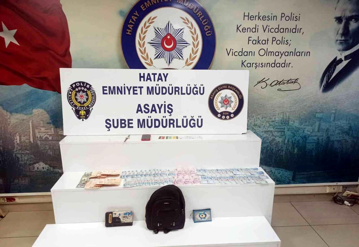 Hatay\'da hırsızlık şüphelisi gözaltına alındı